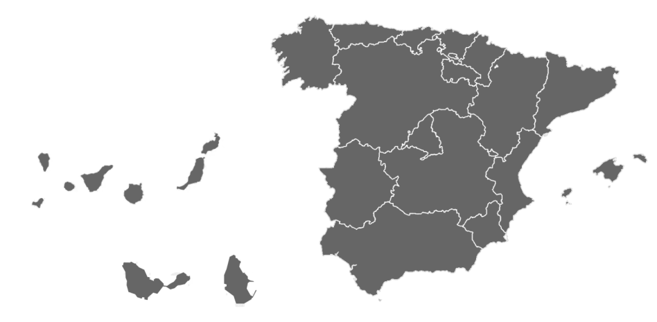 Carte de Espagne
