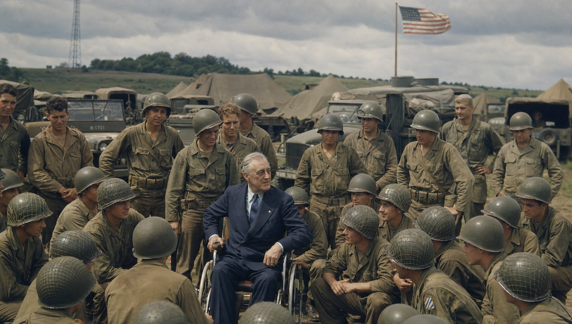 Illustration de Présidence de Franklin D. Roosevelt — Seconde Guerre mondiale
