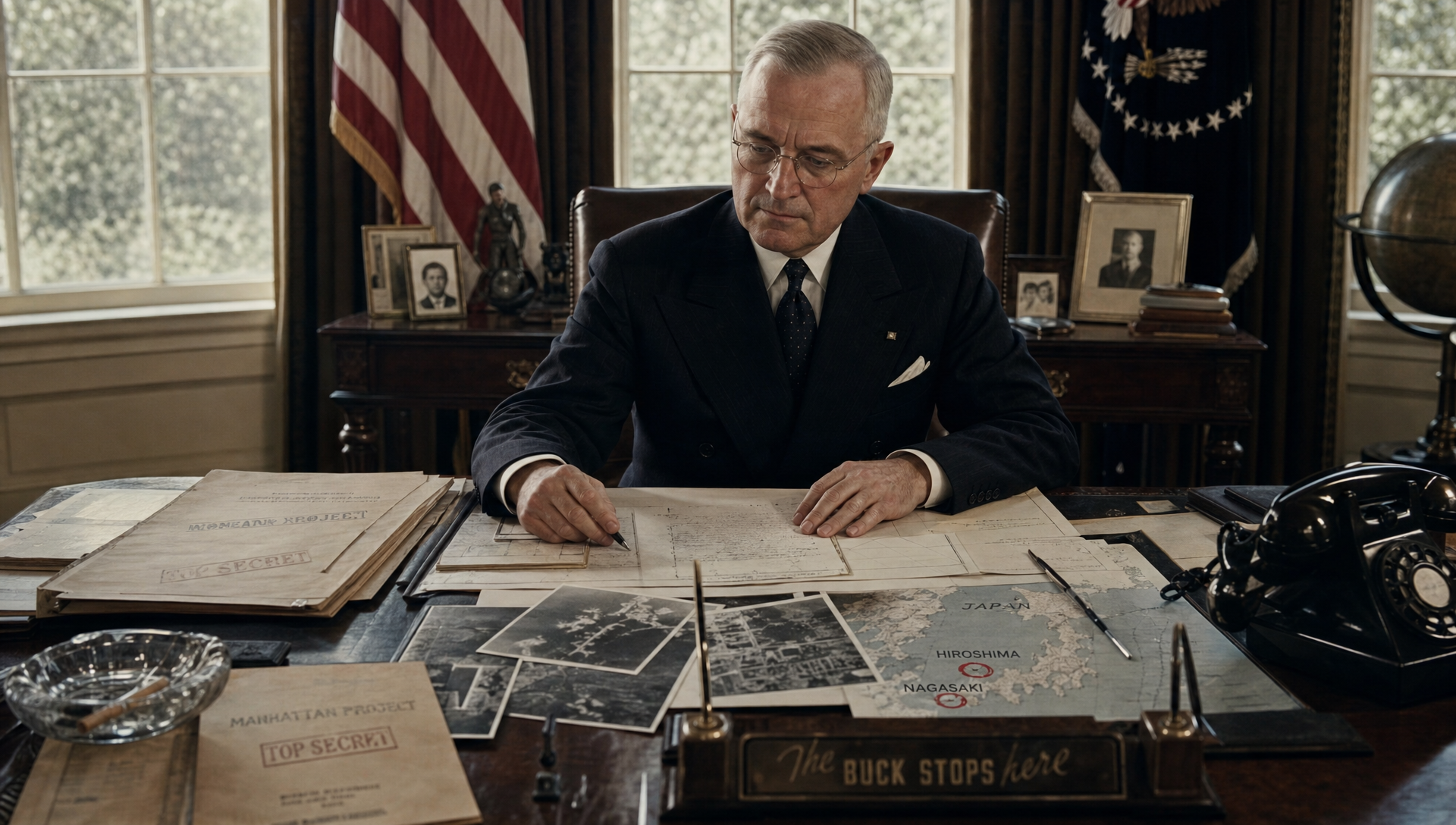 Illustration de Présidence de Harry S. Truman — fin de la Seconde Guerre mondiale