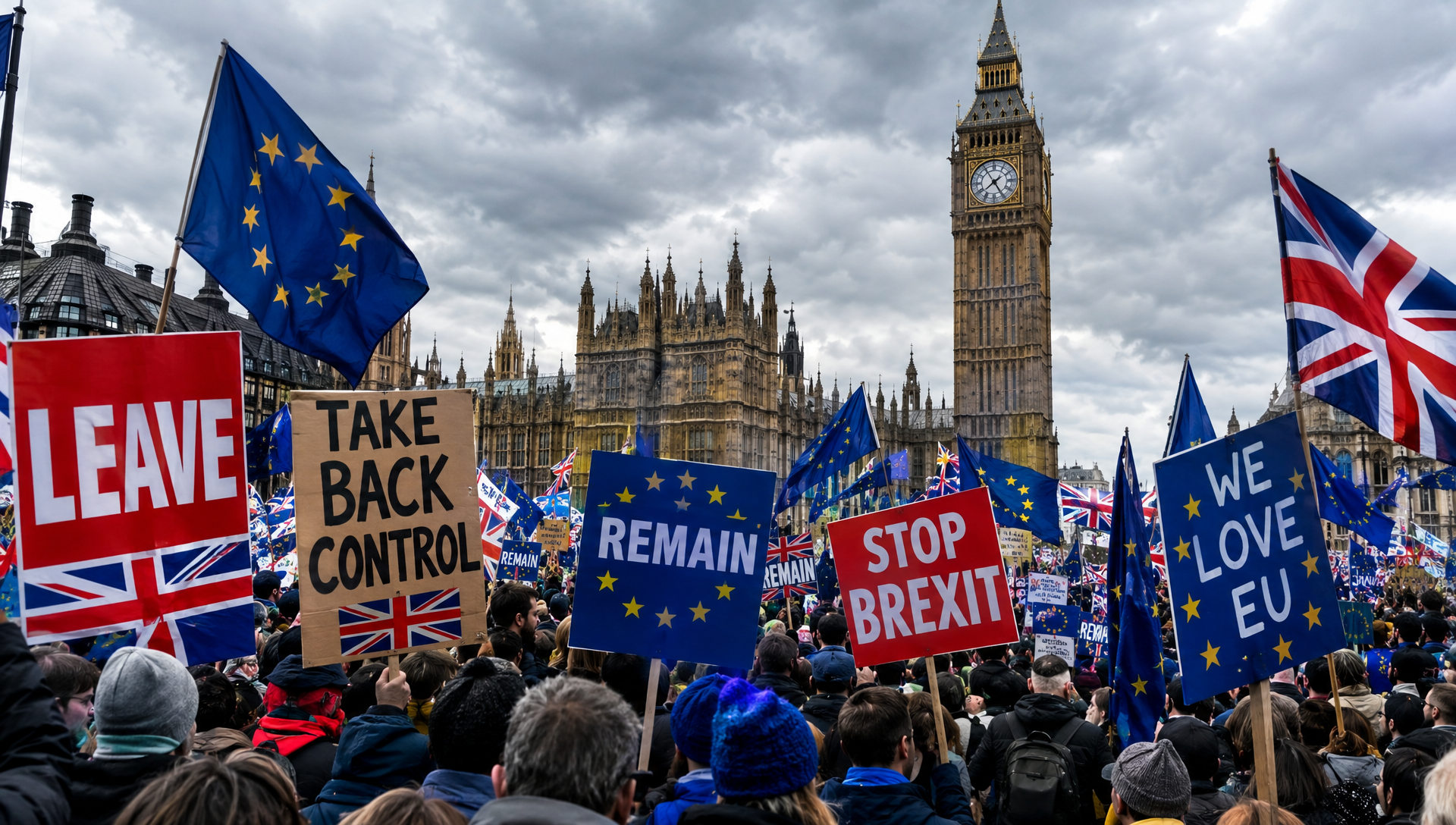 Illustration de la période Austérité, Brexit et crises contemporaines