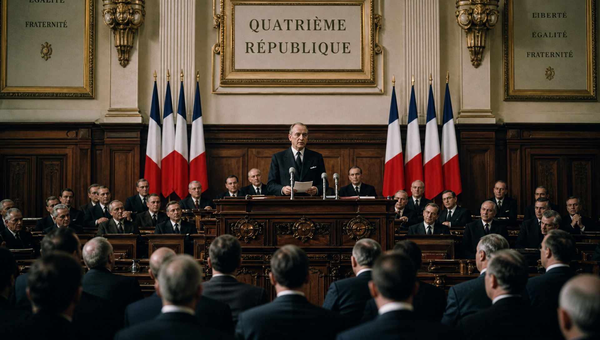 Illustration de Gouvernement provisoire de Georges Bidault